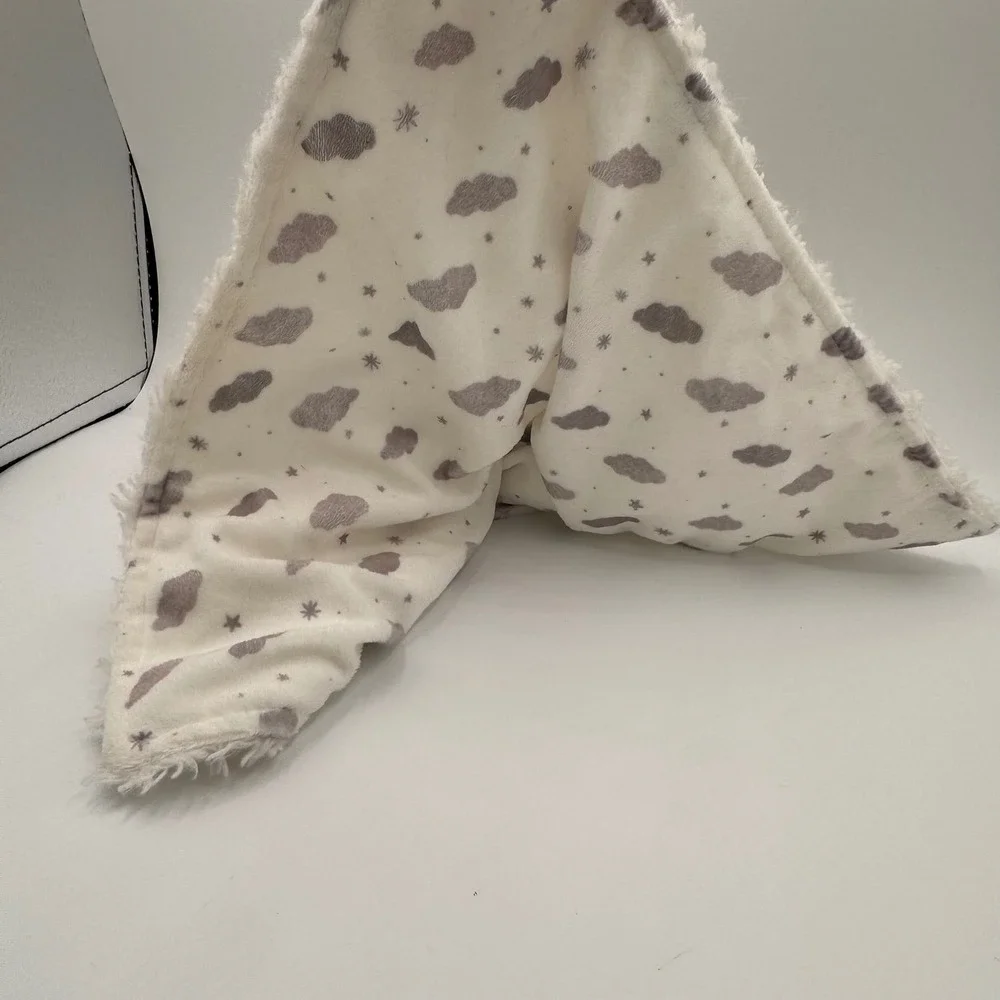 Just One You Carter's Grey Bear Cloud Security Blanket Lovey Plush 12x12